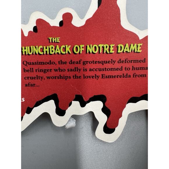 Vintage 1999 Stuffins Hunchback of Notre Dame Plush Universal Monsters 6” - Picture 9 of 13